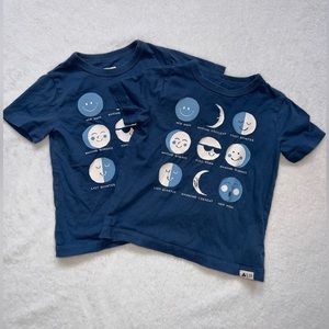 2 Moon Phases tshirts 3T